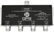 LNFA1X4 GPSフィルタ内蔵増幅分配器