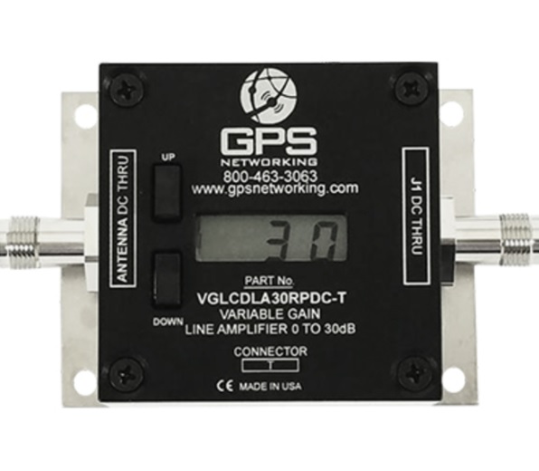 VGLCDLA30RPDC GPSライン増幅器 可変利得 LED表示