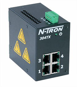 N-TRON 304TX 工業用イーサネットスイッチ