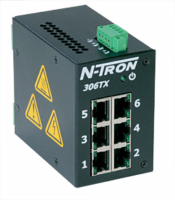 N-TRON 306 TX 工業用イーサネットスイッチ