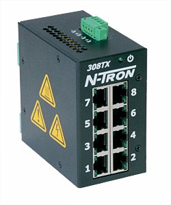 N-TRON 308 TX 工業用イーサネットスイッチ