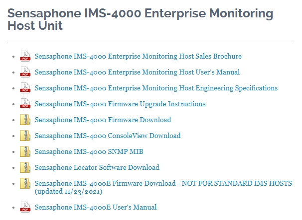 Sensaphone IMS-4000E Locator